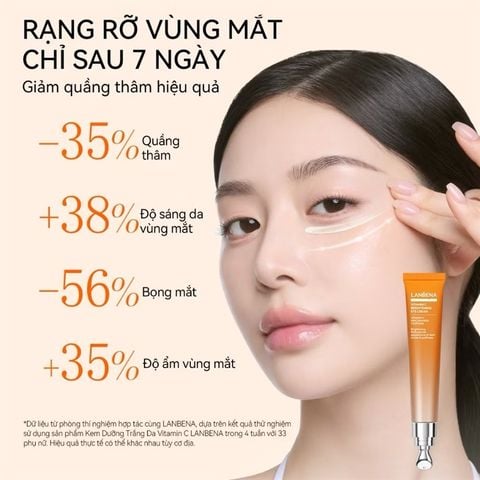 Kem mắt Lanbena Vitamin C Brightening Eye Cream 15ml