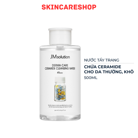 Nước Tẩy Trang JMSolution Ceramide Cho Da thường, Da khô 500ml