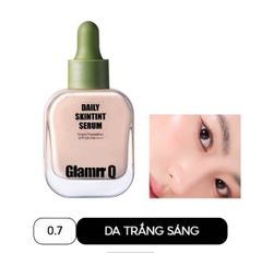 Kem Nền Căng Bóng Glamrr Q Daily Skintint Serum Vegan Foundation 30ml