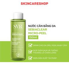 Nước Hoa Hồng Cho Da Dầu Mụn SVR Sebiaclear Micro Peel 150ml