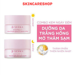 Kem Dưỡng Sáng Da, Mờ Thâm Sạm Senka Aqua Bright Glow 50g