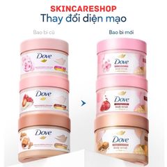 Smoothie Tẩy Tế Bào Chết Body Dove Chăm Da Sáng Mịn 298g/280g