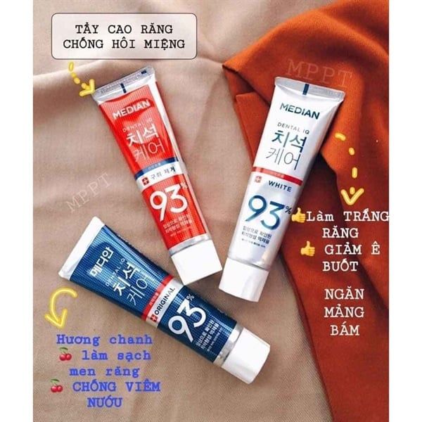 Kem Đánh Median Dental IQ 93% Toothpaste 120g