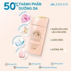 Sữa chống nắng cho da nhạy cảm và trẻ em Anessa Perfect UV Sunscreen Mild Milk 60ml