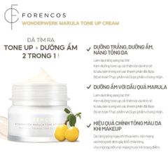 Kem Dưỡng Da Forencos Wonderwerk Marula Tone Up Cream 50ml