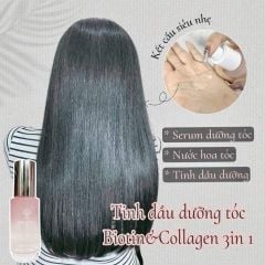 Tinh Dầu Dưỡng Tóc Hoa Hồng Pháp Biotin Collagen Voudioty Hair Essential Oil 60ml