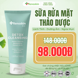  SỮA RỬA MẶT DETOX CLEANSING RENOSKIN 100ML 