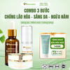  Combo 3 bước chống lão hóa – sáng da – ngừa nám rõ ràng Renoskin | Retinol Bakuchiol + B5GF + Whitening Skin 