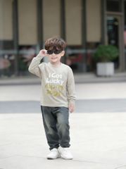 Áo Cotton Dài Tay I Got Lucky