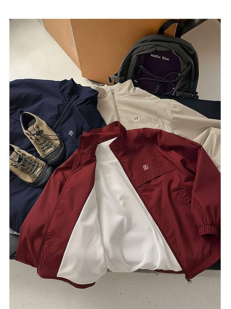 Áo Khoác Gió 2 Lớp Lót Lưới Cool Ngầu