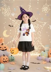 Áo Thun Cotton 4C In Hình Halloween Form Rộng