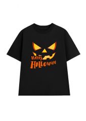 Áo Thun Cotton 4C In Hình Halloween Form Rộng