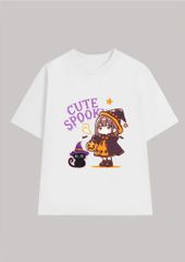 Áo Thun Cotton 4C In Hình Halloween Form Rộng