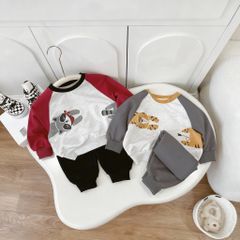 Bộ Dài Tay Raglan Animal