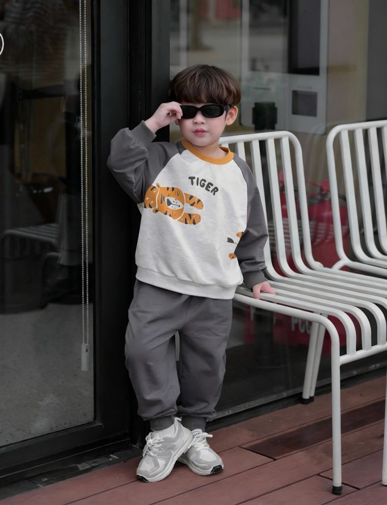 Bộ Dài Tay Raglan Animal