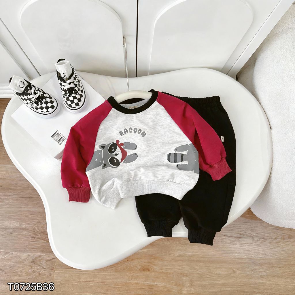 Bộ Dài Tay Raglan Animal