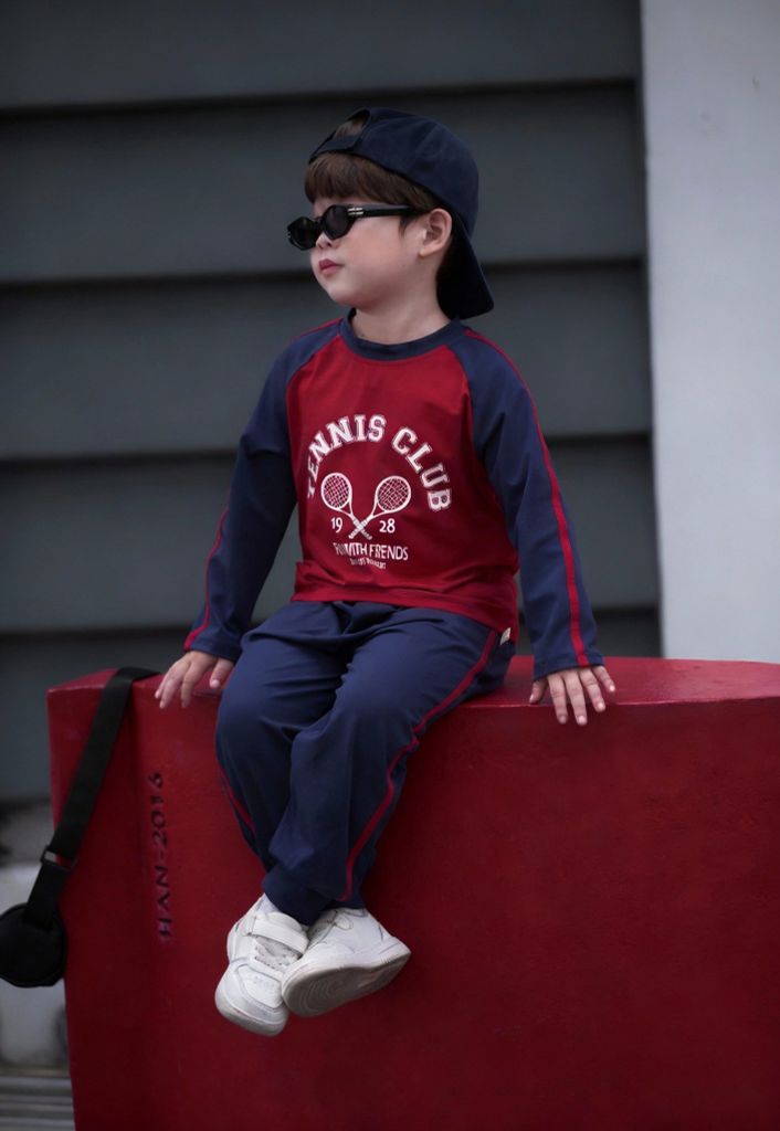 Bộ Dài Tay Raglan Tennis Club