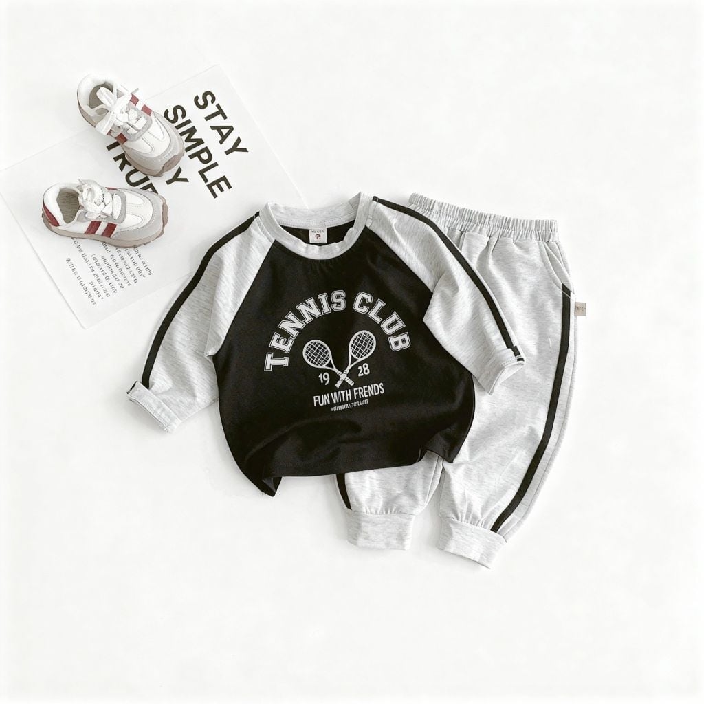 Bộ Dài Tay Raglan Tennis Club