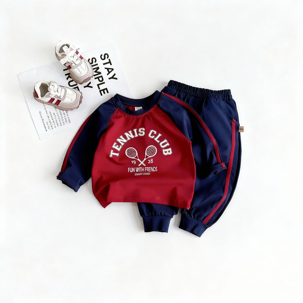 Bộ Dài Tay Raglan Tennis Club