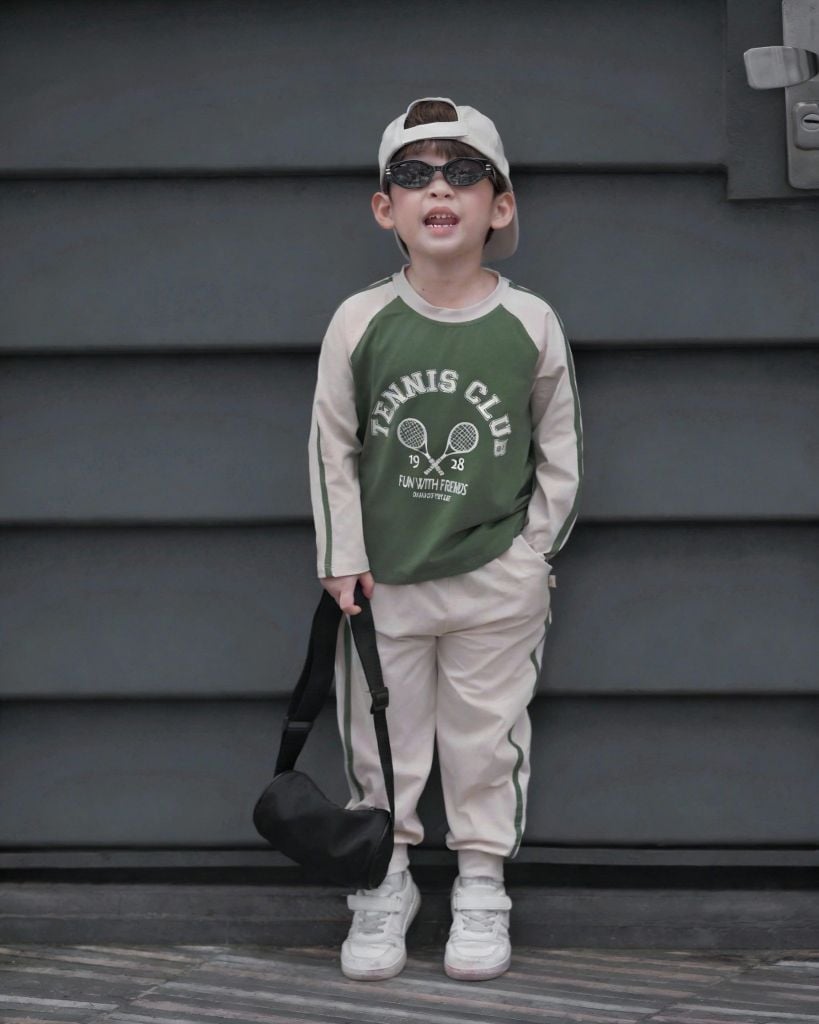 Bộ Dài Tay Raglan Tennis Club