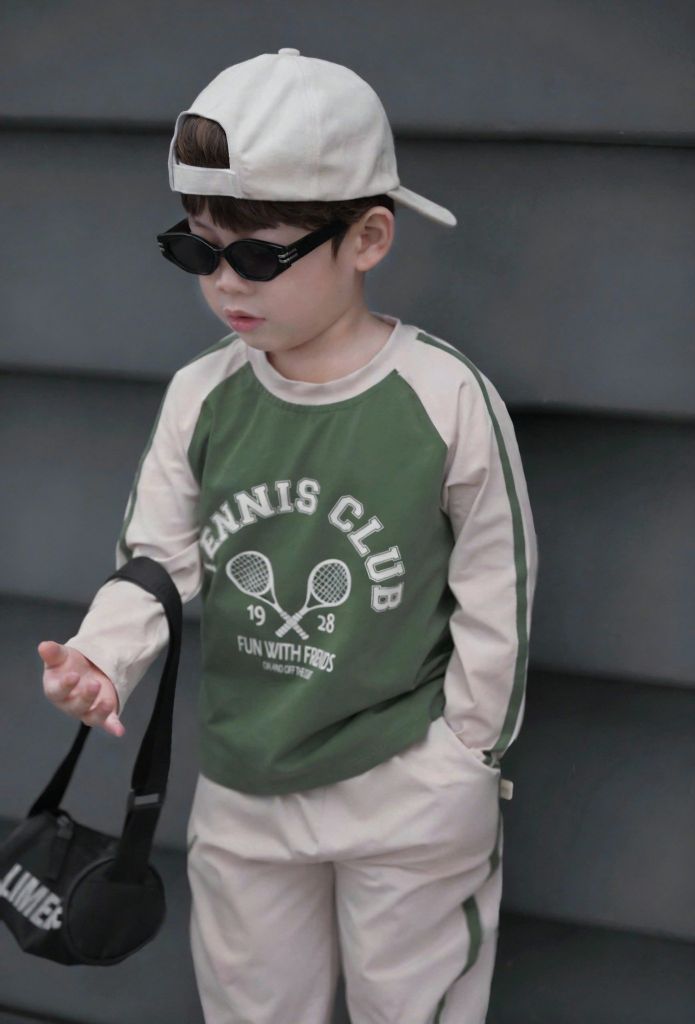 Bộ Dài Tay Raglan Tennis Club