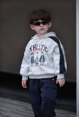 Bộ Nỉ 2 Da Dài Tay Hoodie Athletic