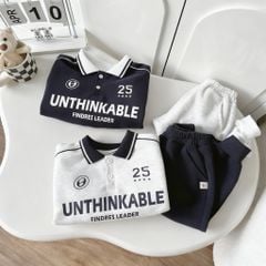 Bộ Nỉ 2 Da Dài Tay Phối Màu Unthinkable