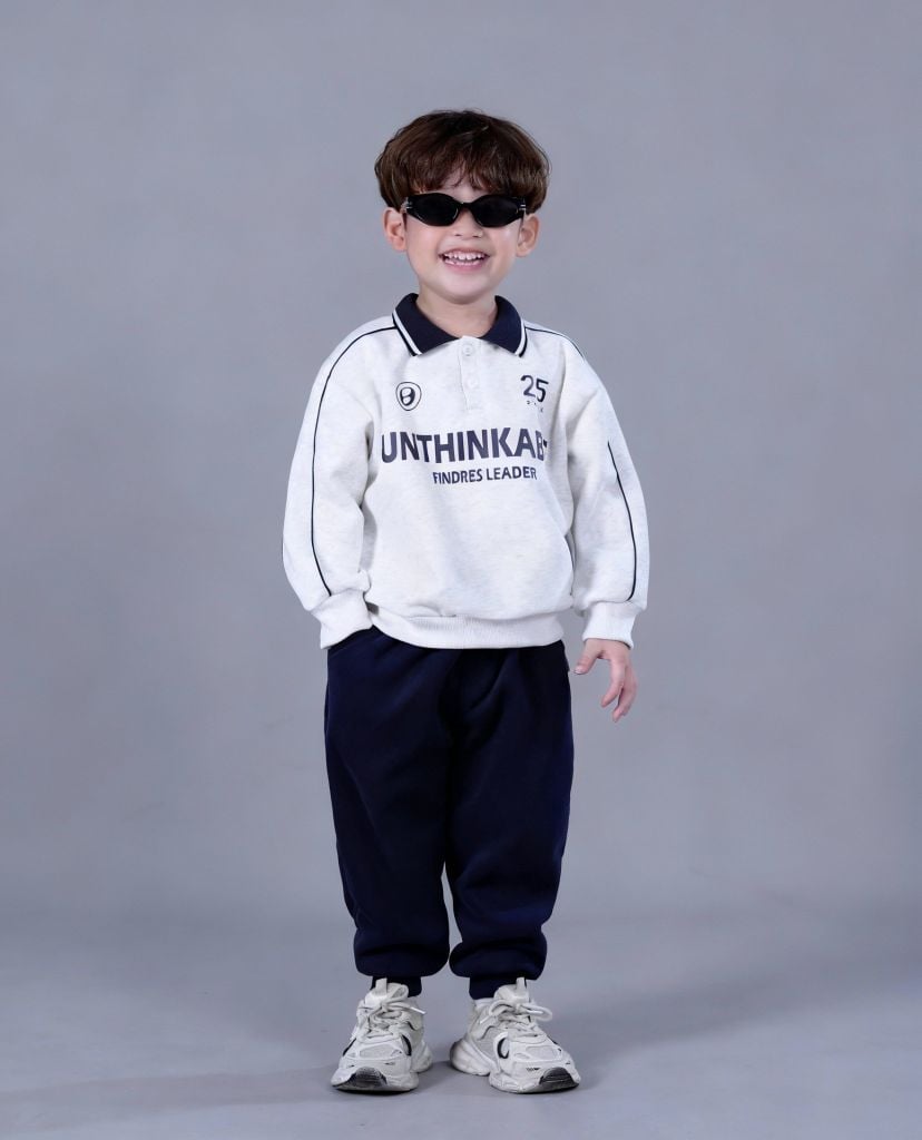 Bộ Nỉ 2 Da Dài Tay Phối Màu Unthinkable