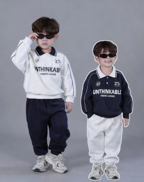 Bộ Nỉ 2 Da Dài Tay Phối Màu Unthinkable