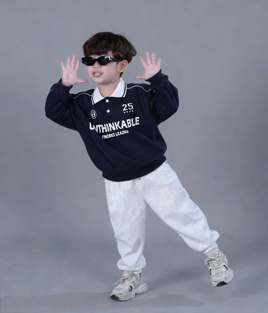 Bộ Nỉ 2 Da Dài Tay Phối Màu Unthinkable