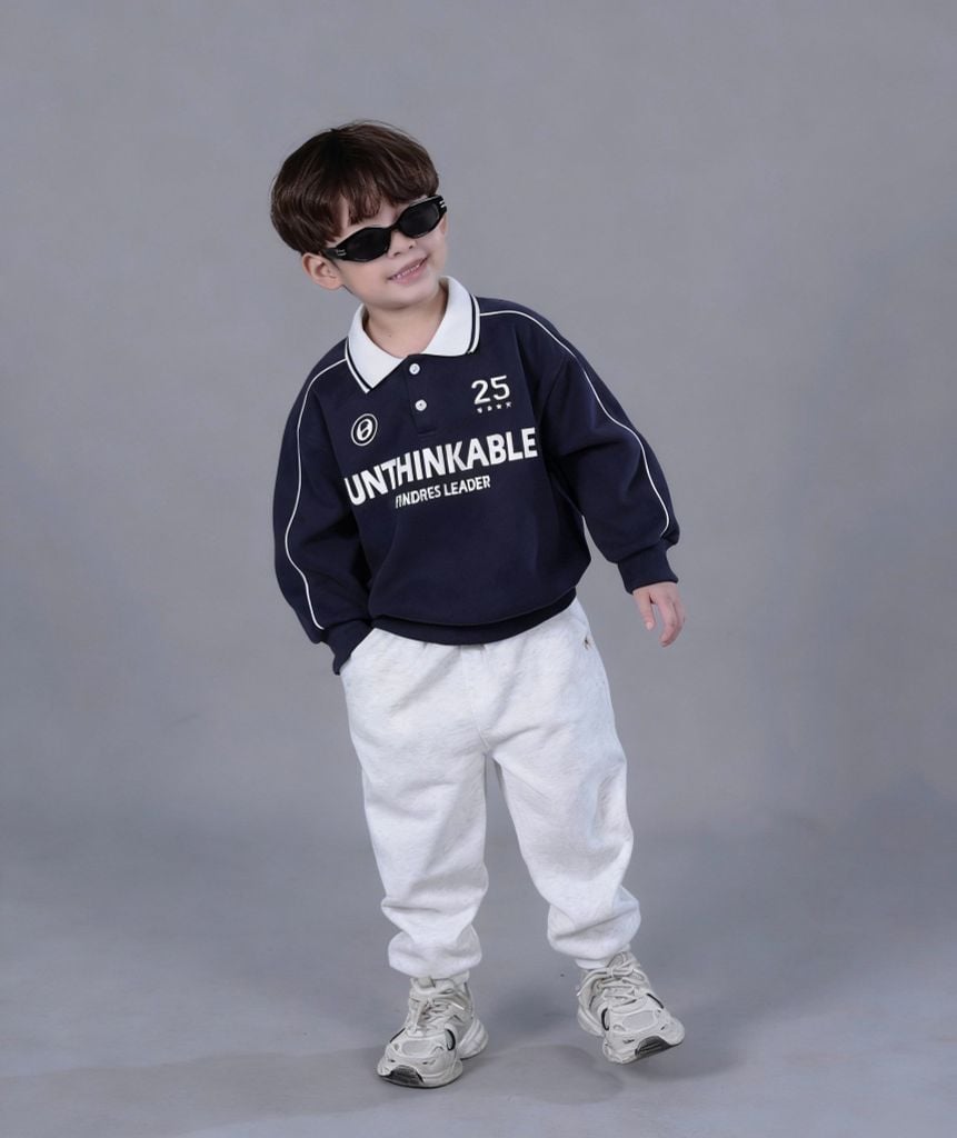 Bộ Nỉ 2 Da Dài Tay Phối Màu Unthinkable