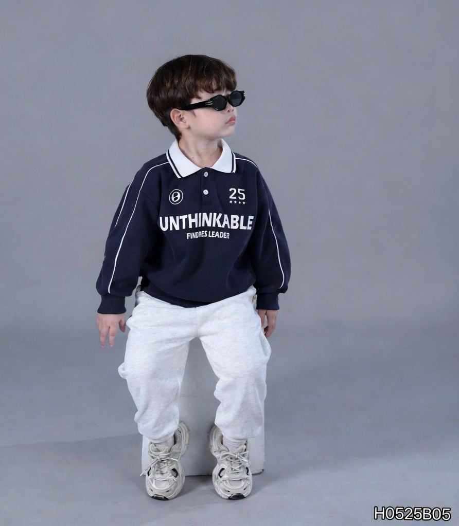 Bộ Nỉ 2 Da Dài Tay Phối Màu Unthinkable