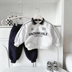 Bộ Nỉ 2 Da Dài Tay Phối Màu Unthinkable