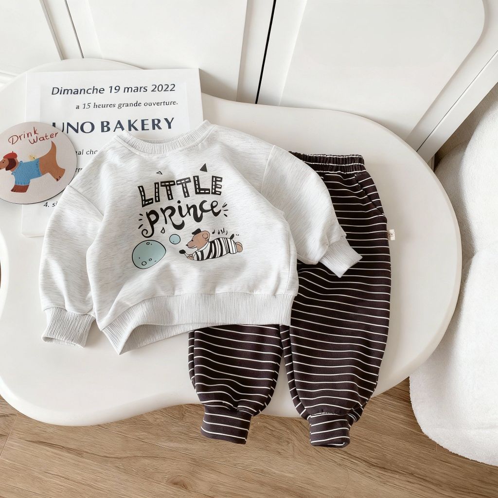 Bộ Nỉ Bé Trai Little Prince