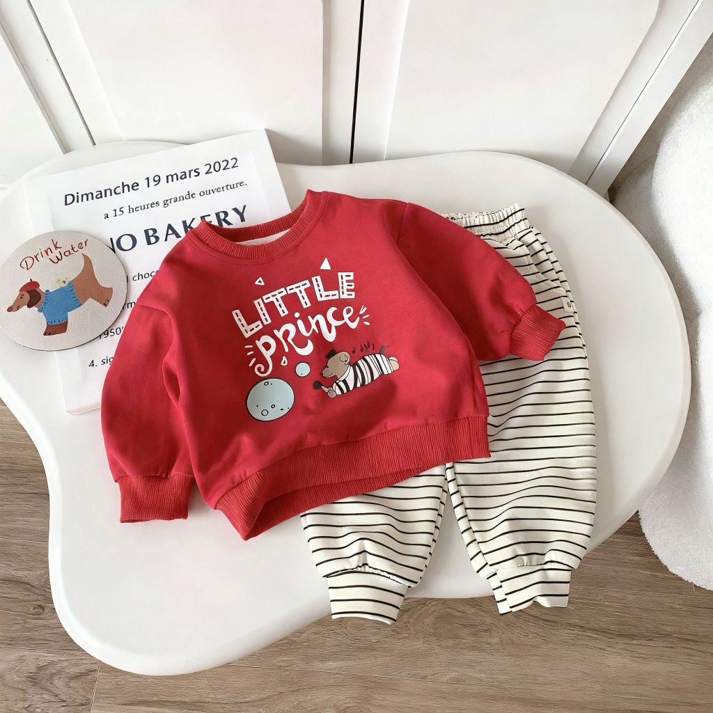 Bộ Nỉ Bé Trai Little Prince