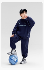 Bộ Nỉ Da Cá Dài Tay Bé Trai Sporty Năng Động