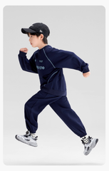 Bộ Nỉ Da Cá Dài Tay Bé Trai Sporty Năng Động