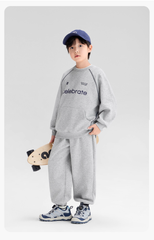 Bộ Nỉ Da Cá Dài Tay Bé Trai Sporty Năng Động