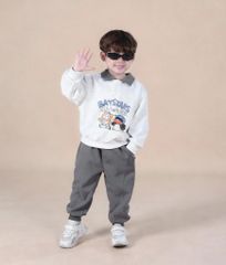 Bộ Nỉ Dài Tay Polo BabyStars