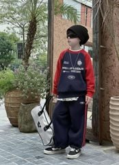 Bộ Nỉ Dài Tay Thể Thao Sporty Năng Động