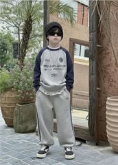 Bộ Nỉ Dài Tay Thể Thao Sporty Năng Động