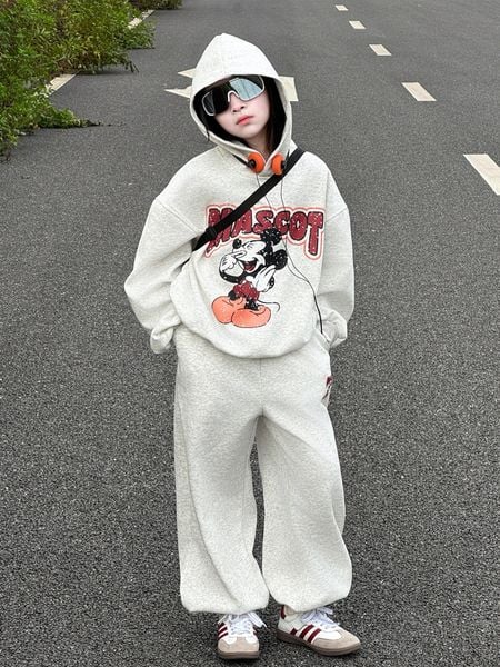 Bộ Nỉ Mickey Siêu Yêu 2 Da Cao Cấp