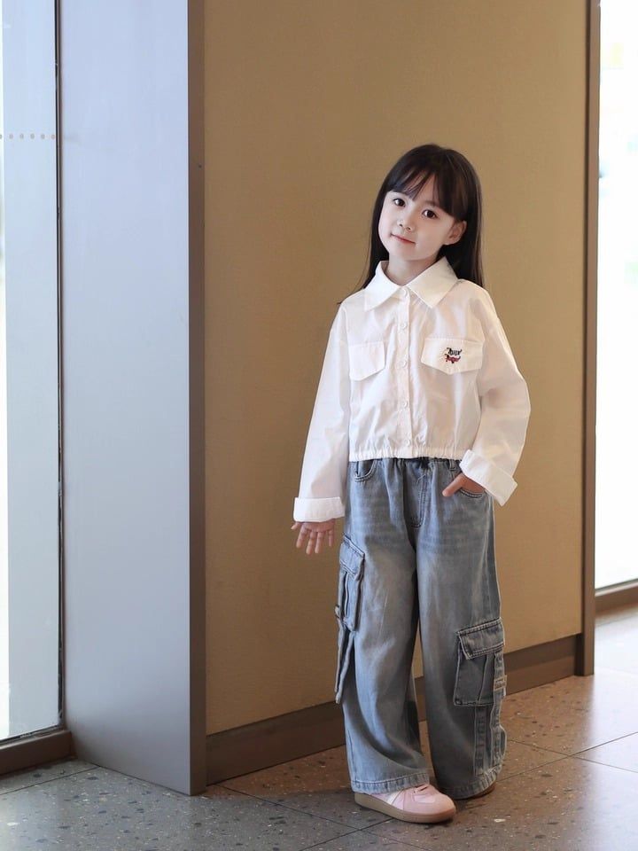 Quần Jean Ống Suông Túi Hộp Wash Màu Hottrend