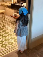 Set Áo Kẻ Caro Mix Quần Kaki Phối Bèo