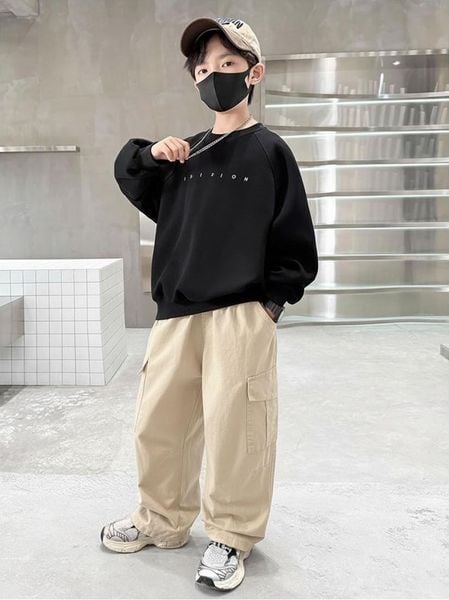 Quần Dài Kaki Túi Hộp From Suông Cool Ngầu