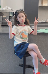 Set Áo Thun Capybara Mix Quần Short Jean