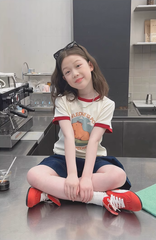 Set Áo Thun Capybara Mix Quần Short Jean