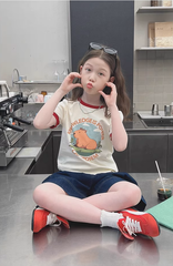 Set Áo Thun Capybara Mix Quần Short Jean