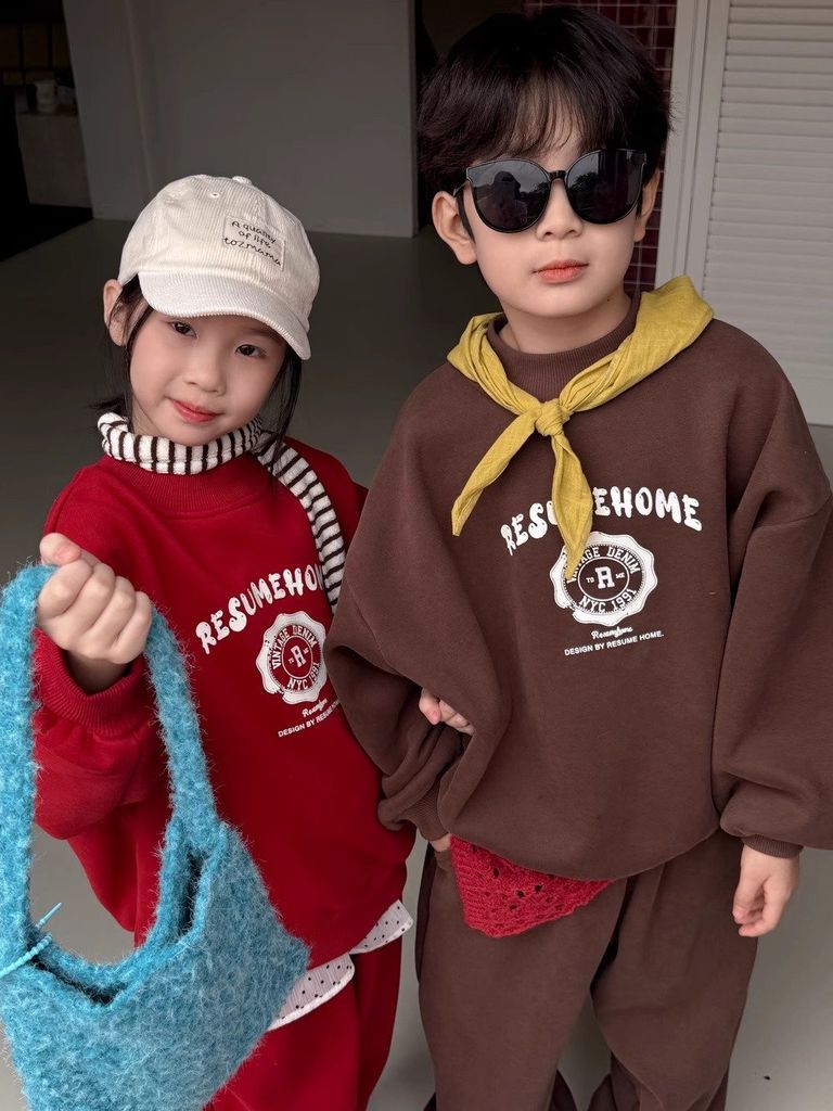 Set Nỉ Phong Cách Hàn Quốc Thu Đông Sang Xịn