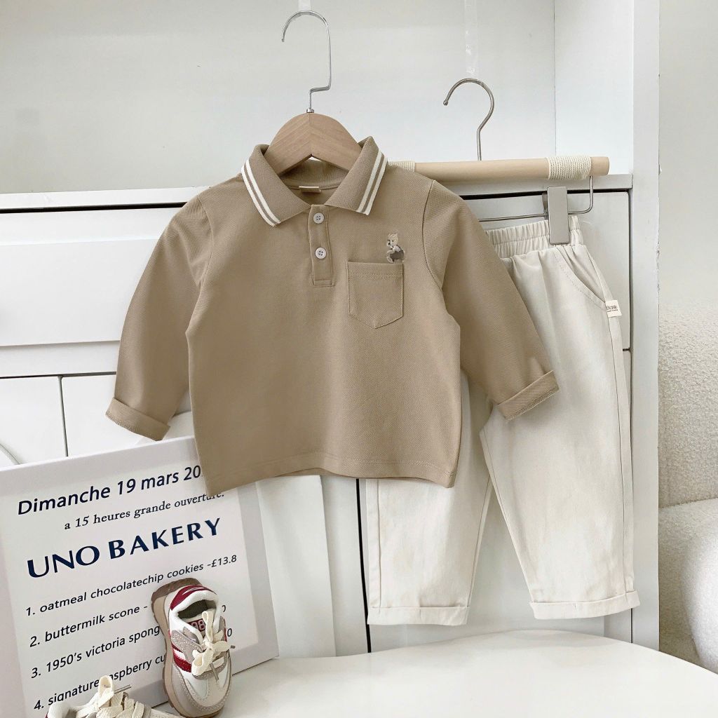 Set Polo Dài Tay Basketball Thu Đông 2026